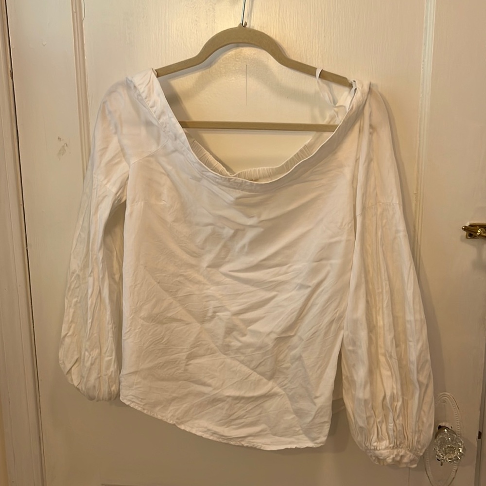 Anthropologie off-the shoulder blouse
